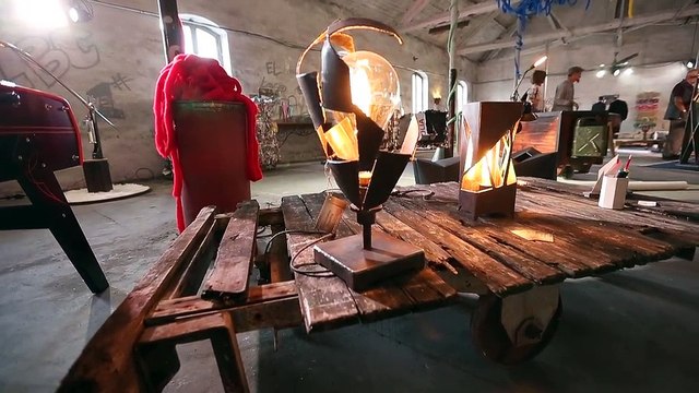 Quand nos déchets se transforment en oeuvres d'art (images Renaud Joubert)