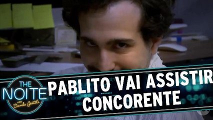 Pablito Escobar assiste ao programa de uma certa pessoa da concorrência