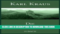 [PDF] Die Chinesische Mauer (German Edition) Popular Colection