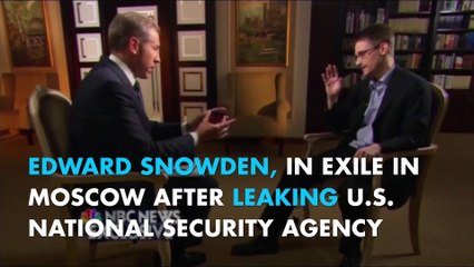 Snowden Says He'll Vote in US Presidential Election