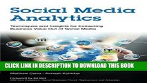 [New] Social Media Analytics: Techniques and Insights for Extracting Business Value Out of Social