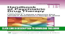 [PDF] Handbook of Psychiatric Drug Therapy (Lippincott Williams   Wilkins Handbook Series) Full