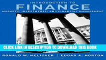[PDF] Introduction to Finance: Markets, Investments, and Financial Management Popular Colection