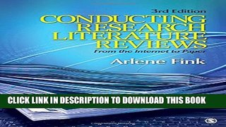 [PDF] Conducting Research Literature Reviews: From the Internet to Paper Popular Colection