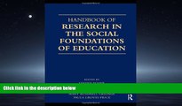 Enjoyed Read Handbook of Research in the Social Foundations of Education