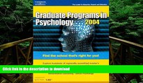 READ  Graduate Programs in Psychology, 2004 (Peterson s Decision Guides : Graduate Programs)  GET