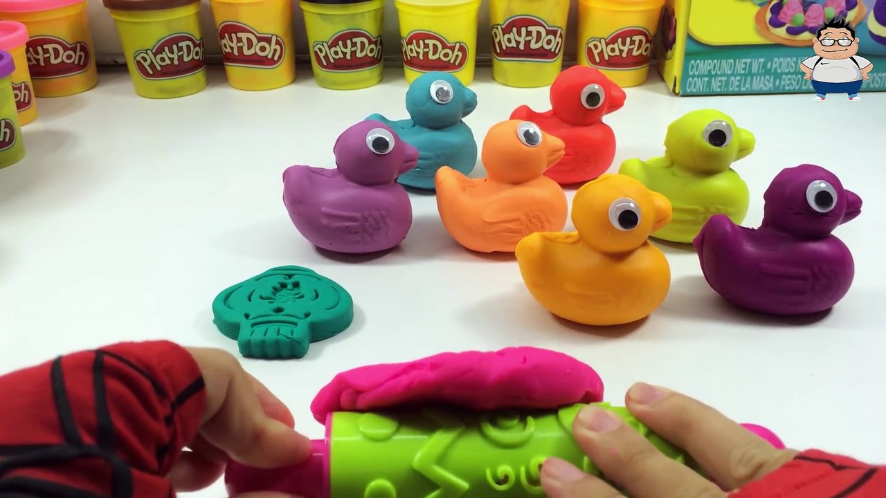 Play Doh Ducks with Dinosaur Molds Fun & Creative for Kids