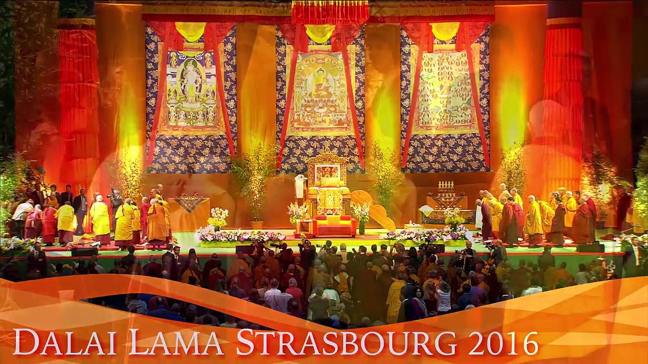 Dalai Lama France 2016 - Deutsch Übersetzung - Samstag 17. : 08.30