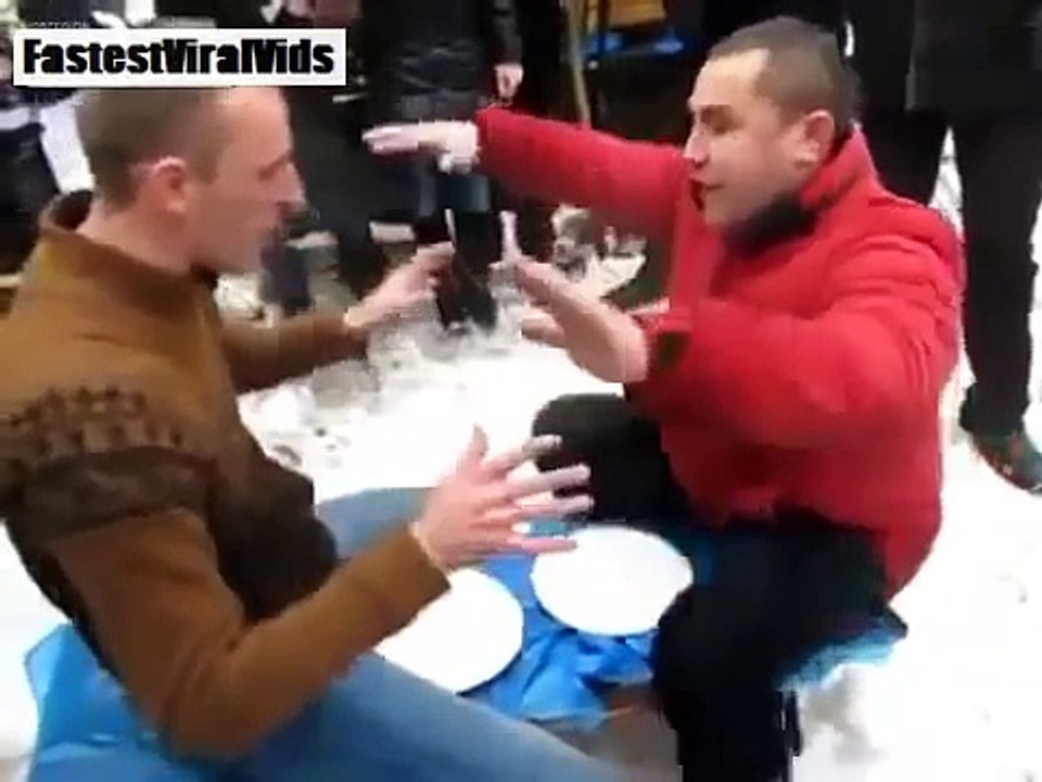 Car Wheel Steering Prank With Ink In The Face - Russia [VERY FUNNY]