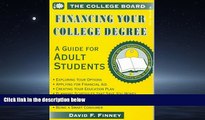 Popular Book Financing Your College Degree: A Guide for Adult Students