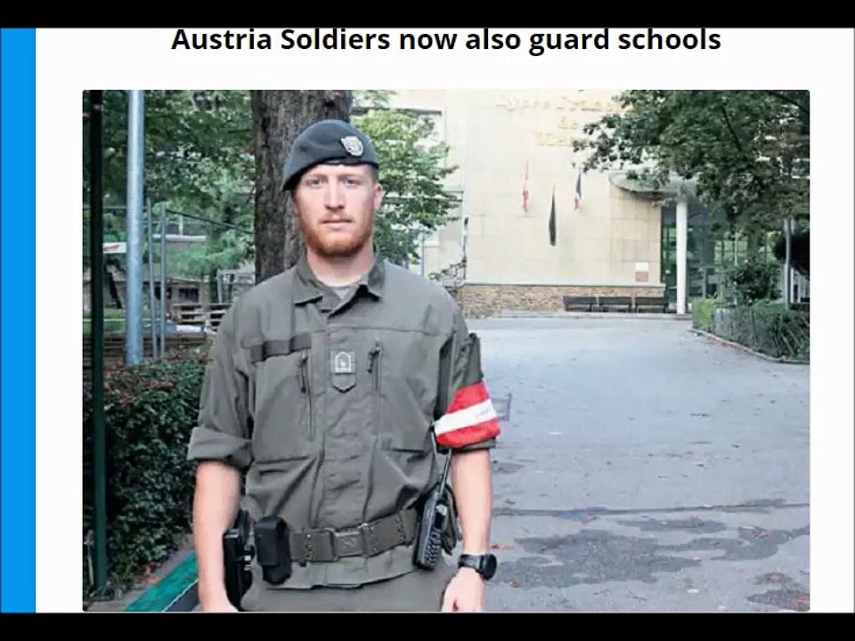 Austria Soldiers now also guard schools