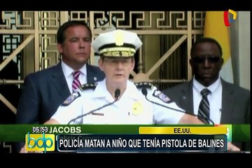 EEUU: Policía mata a niño que tenía pistola de balines