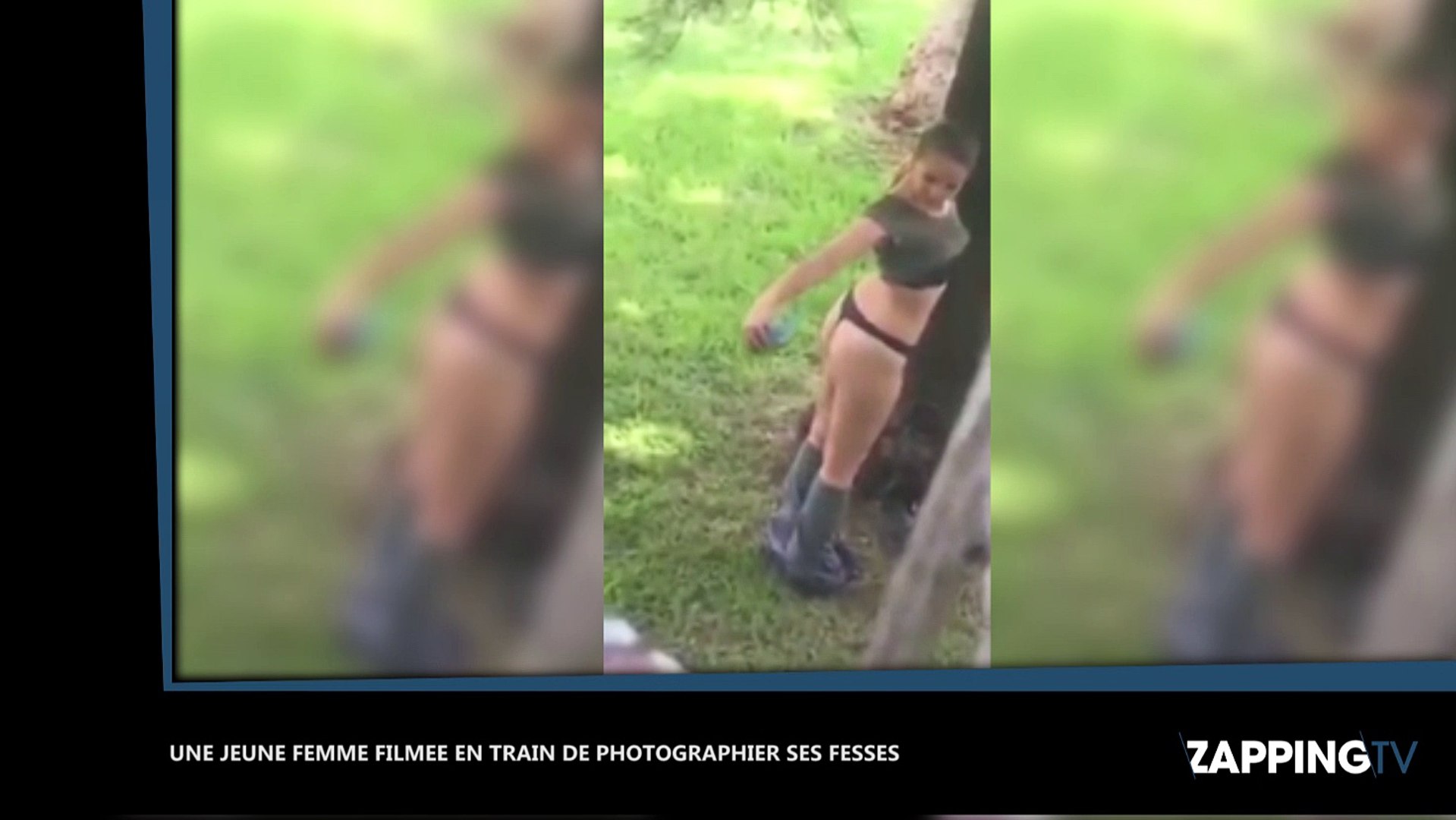 Une jeune femme surprise en train de photographier ses fesses, la vidéo  coquine - Vidéo Dailymotion