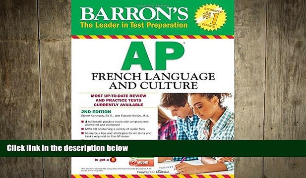 there is Barron s AP French Language and Culture with MP3 CD (Barron s AP French (W/CD))