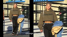 Sofia Richie, 18, lights up a cigarette during a break on set of photoshoot in LA