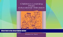 Big Deals  Children s Learning From Educational Television: Sesame Street and Beyond (Lea s