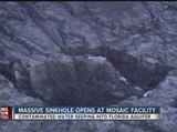Massive sinkhole opens at Mosaic facility in Polk County