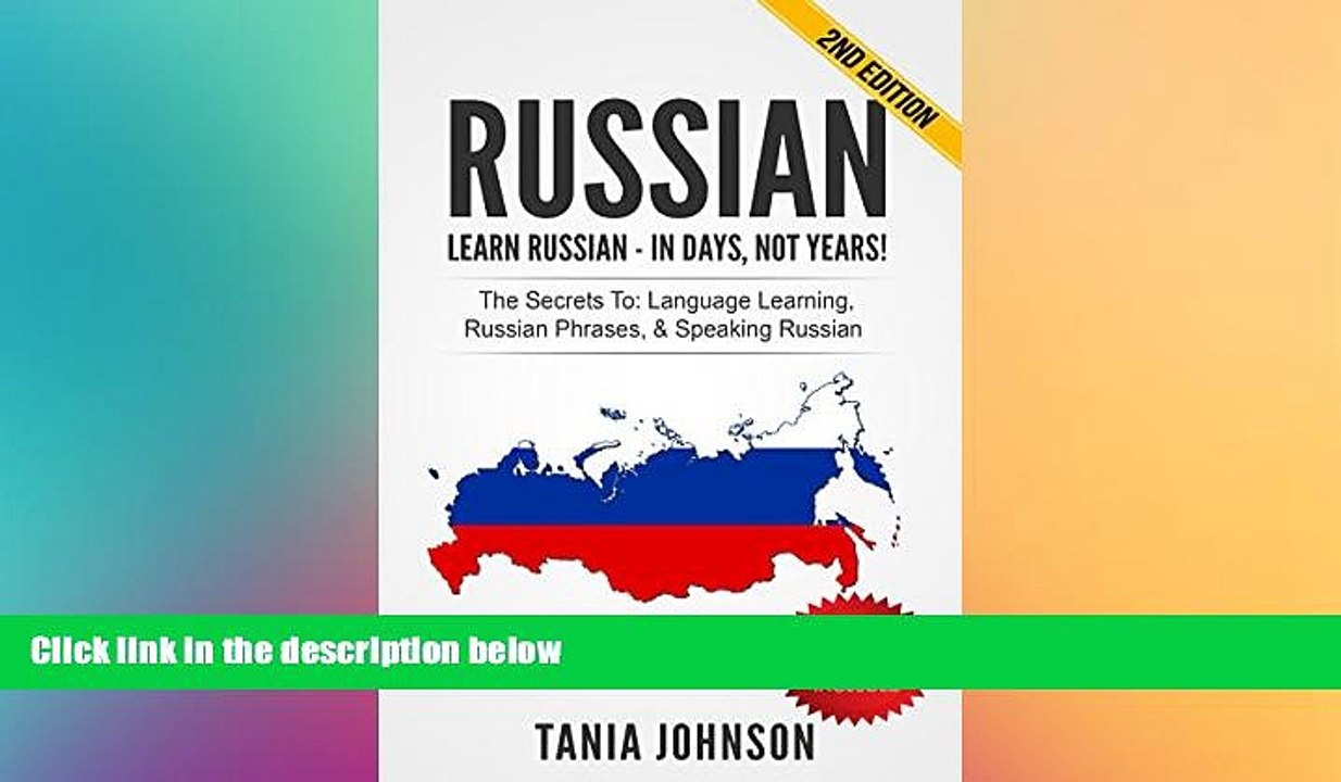 different   RUSSIAN - Learn Russian - In Days, Not Years!: The Secrets To Learning, Russian