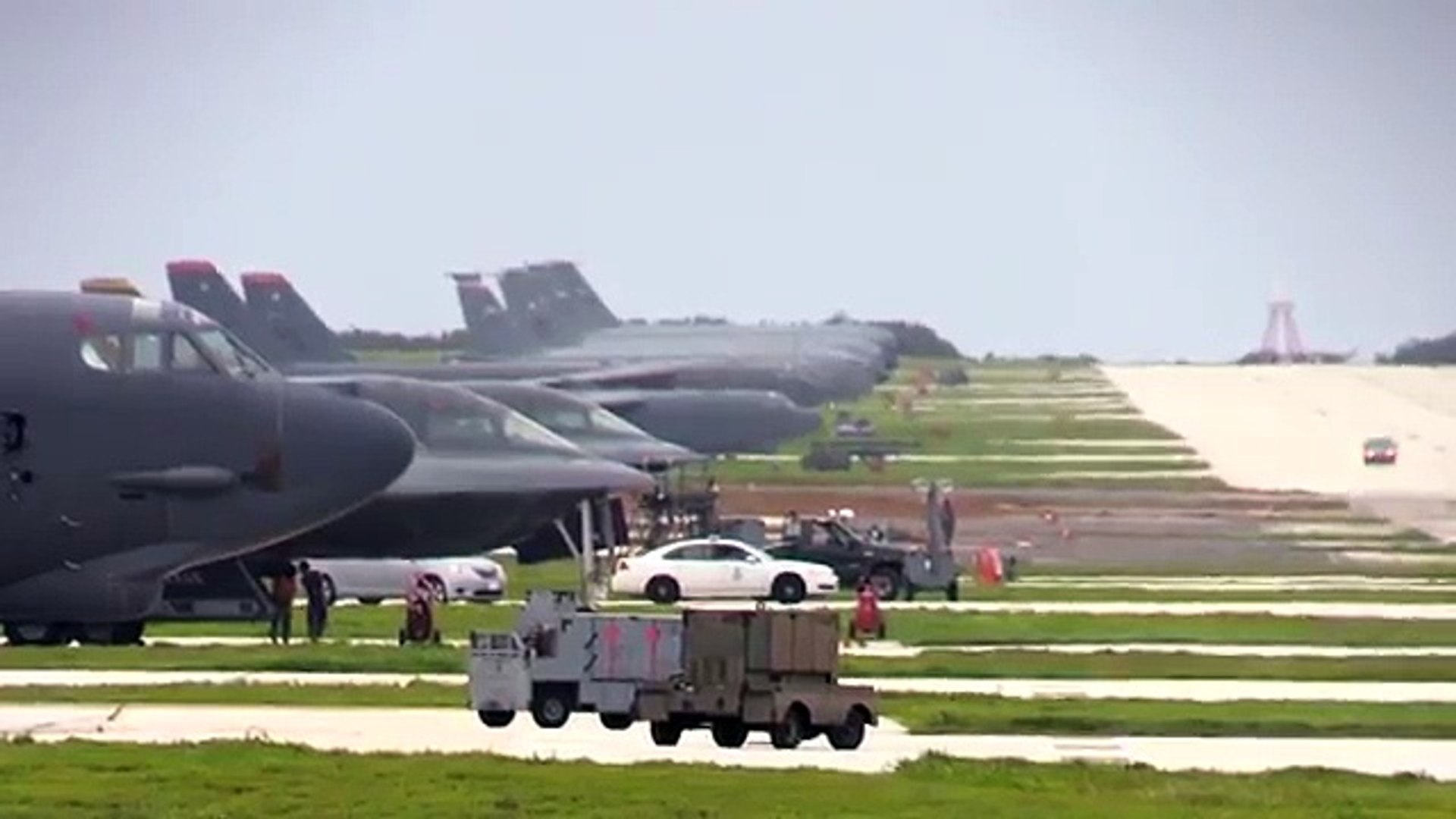 ⁣B-1, B-2, B-52 Jets Take Off to Conduct Joint Bombing Mission, Aug 17, 2016