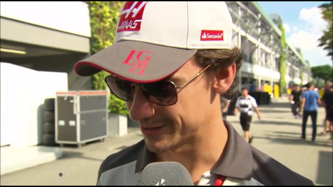 C4F1: Esteban Gutiérrez Thursday interview (2016 Singapore Grand Prix)