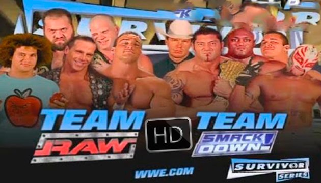 WWE Survivor Series 2005 Team RAW vs Team Smackdown 720p HD