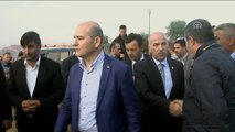 Soylu, Tendürek Dağı'nda Şehit Olan Korucuların Ailelerini Ziyaret Etti