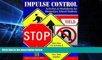 Big Deals  Impulse Control Activities   Worksheets for Elementary Students W/CD  Best Seller Books