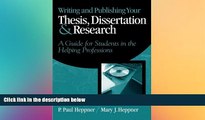 Big Deals  Writing and Publishing Your Thesis, Dissertation, and Research: A Guide for Students in