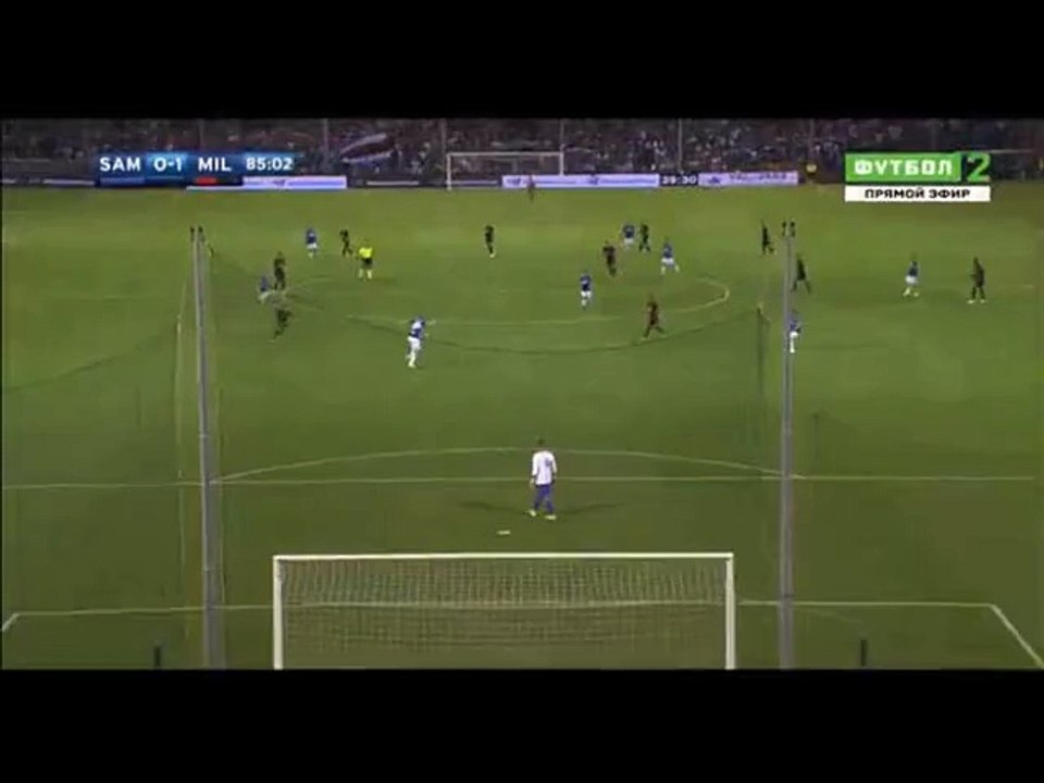 Goal Carlos Bacca - Sampdoria 0-1 AC Milan (16.09.2016) Serie A