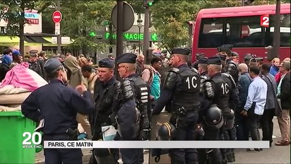 Migrants : un camp évacué à Paris ce vendredi