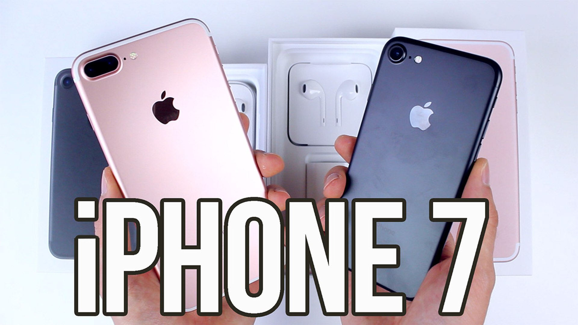 Apple iPhone 7 et 7 Plus : Déballage et prise en main (Unboxing) - Vidéo  Dailymotion