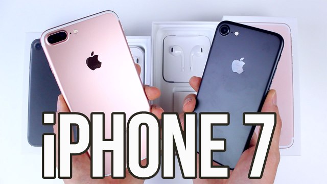 Apple iPhone 7 et 7 Plus : Déballage et prise en main (Unboxing)