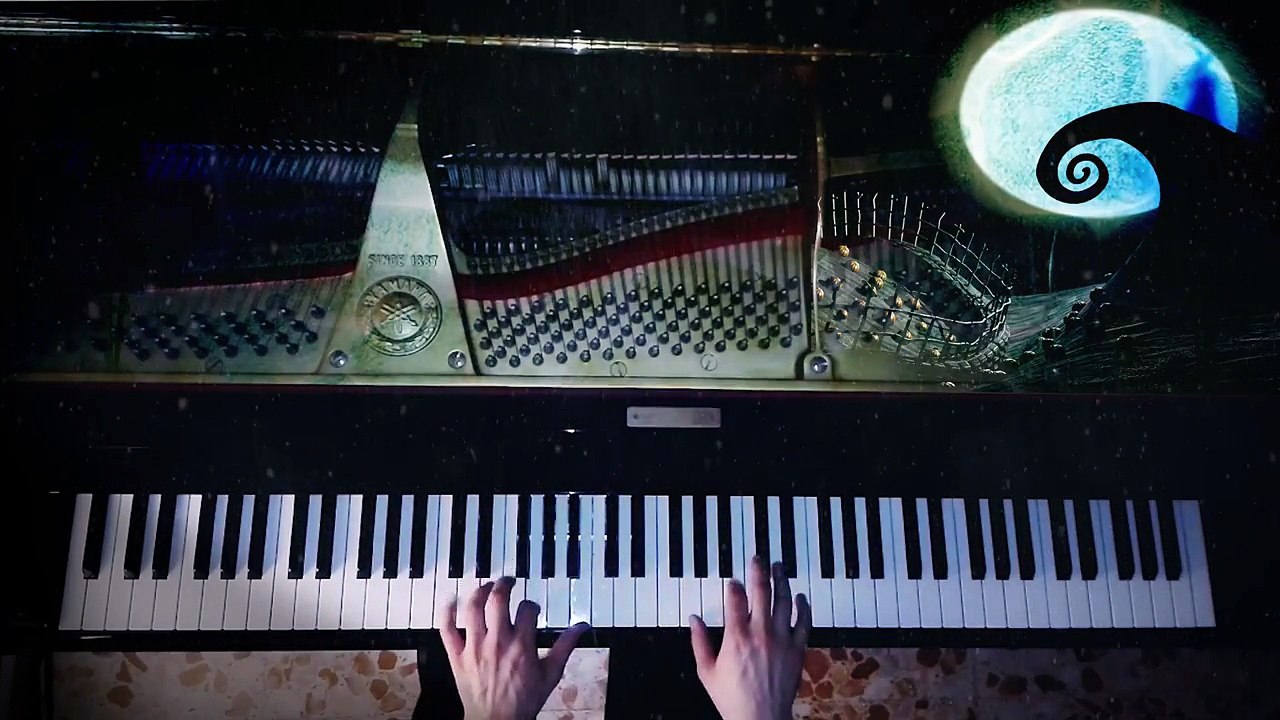 'Sally's Song' - Tim Burton's The Nightmare Before Christmas (HD Piano Cover, Movie Soundtrack)