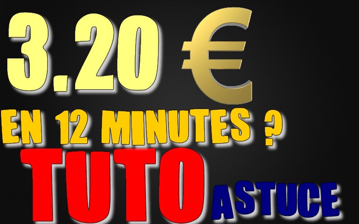 [TUTO ASTUCE] GAGNER 3.20 EURO EN 10 MINUTES (CLICK-IT)