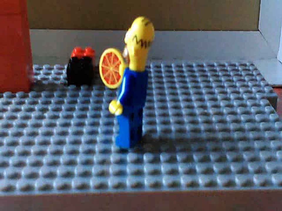 Fun motion. stop motion. Pizza mission