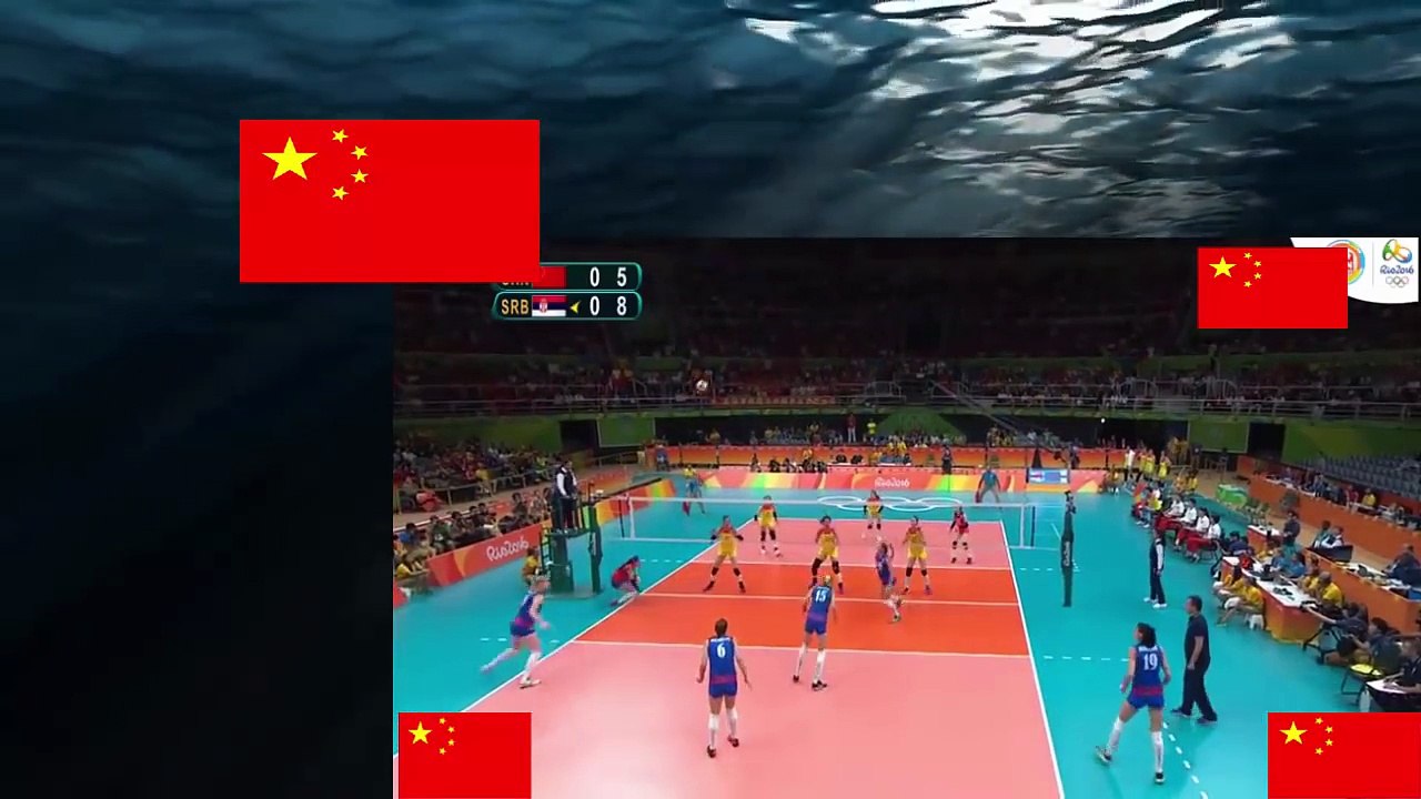 Boskovic - SERBIA VS CHINA VOLLEYBALL WOMEN'S 2016 FINAL - HIGHTLIGHTS 21 8 2016