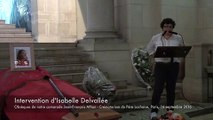 20160916-Paris-Obsèques de Jean-François Athon-02-Intervention d'Isabelle Delvallée