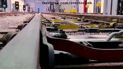 how trains change tracks