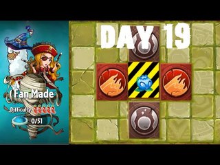 Plants vs. Zombies 2 - Fan Made World by OyKus - Level 19 (Endangered Plant)