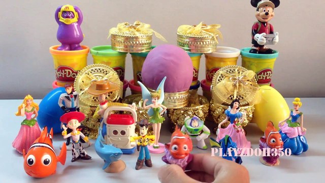 Toy Story Videos,Disney Toys, Finding Nemo,Disney Princess, Snow White, Cinderella,Play Doh Toys Surprise Eggs Videos