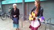 Dolly Parton - Jolene (cover) - busking and dancing with strangers - -)