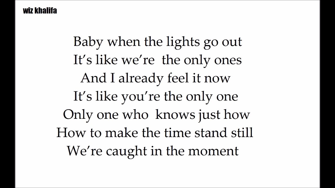 Wiz Khalifa Promises Lyrics