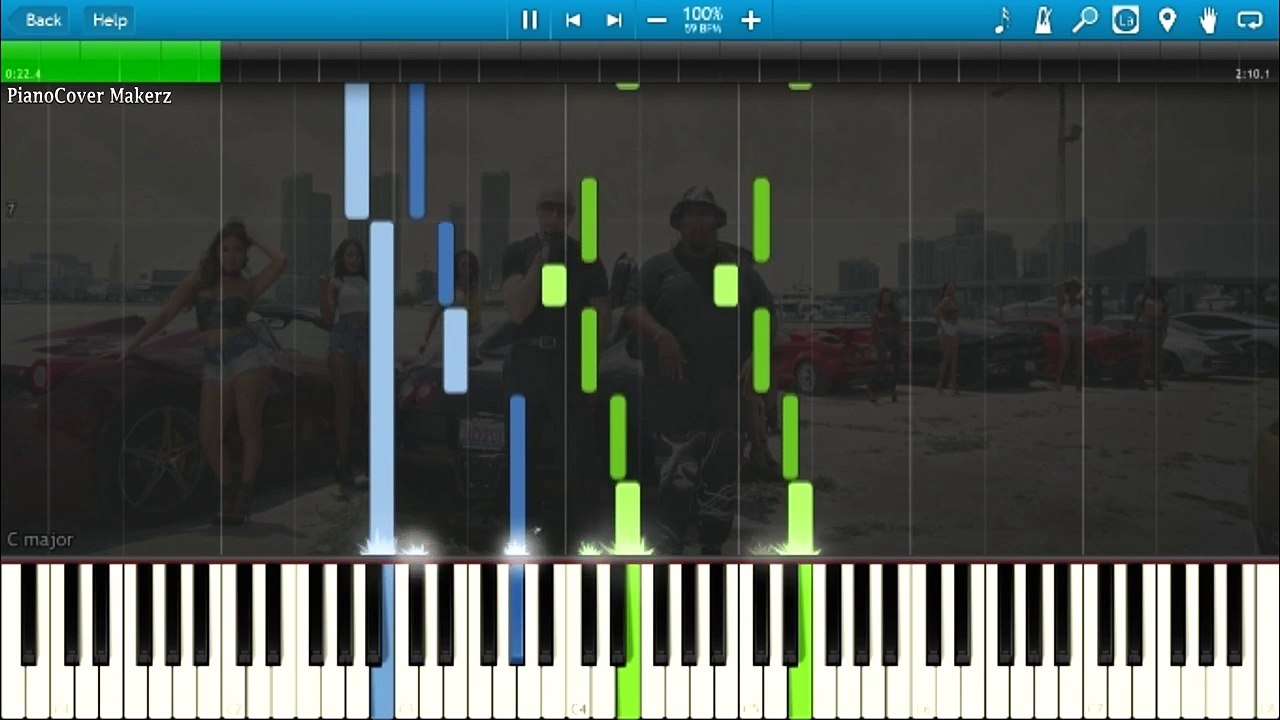 Pitbull - Greenlight ft. Flo Rida, LunchMoney Lewis (Piano Cover)  Sheets