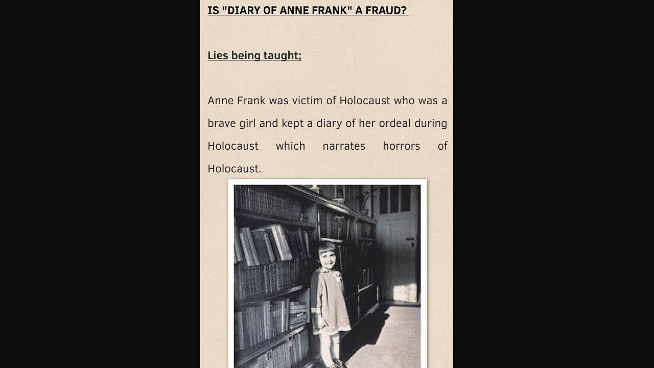 Anne Frank exposed