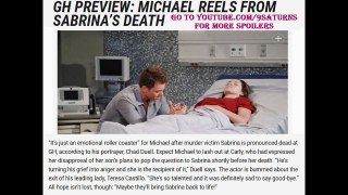 WEEK OF 9-19-16 GH SPOILERS Sabrina Michael Carly General Hospital Chad Duell Promo Preview 9-16-16