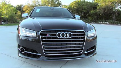 2015 Audi S8 4.0T Quattro Start Up, Quick Drive, and In Depth Review_11