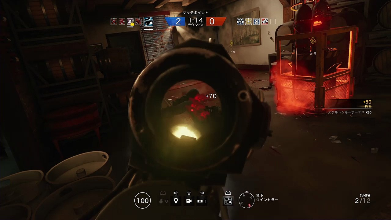 【R6S】一人で敵を全滅させる神プレイ