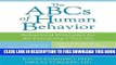 New Book The ABCs of Human Behavior: Behavioral Principles for the Practicing Clinician