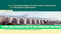 Collection Book The Cambridge Economic History of Modern Britain
