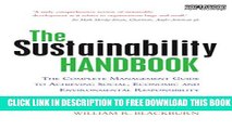 New Book The Sustainability Handbook: The Complete Management Guide to Achieving Social, Economic